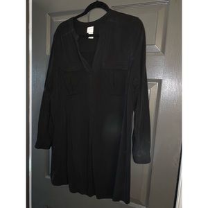 H&M black shift dress